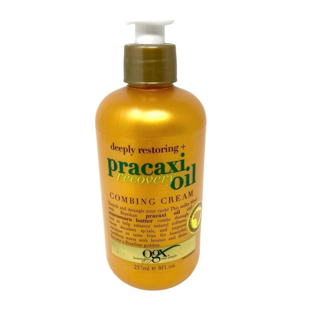 pracaxi recovery oil Combing Cream Leave-in-Conditioner 8 fl.oz./237ml NEW